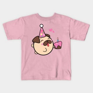 Doopy the Pug Puppy - Birthday Kids T-Shirt